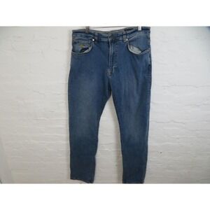 Ben Silver Jeans Mens 35x34 Blue Regular Fit Straight Denim Charleston READ*